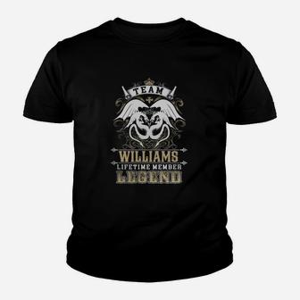 Team Williams Lifetime Member Legend Kid T-Shirt - Seseable