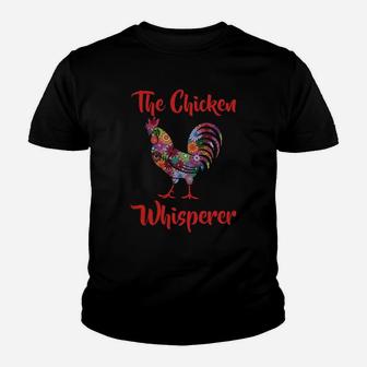 The Chicken Whisperer Funny Farmer Farming Colorful T-shirt Kid T-Shirt - Seseable