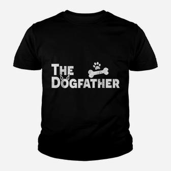 The Dogfather Dog Dad Funny Fathers Day Gifts Kid T-Shirt - Seseable