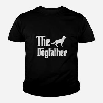 The Dogfather German Shepherd Art Design Kid T-Shirt - Seseable