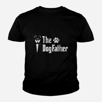 The Dogfather Siberian Husky Dog Dad Kid T-Shirt - Seseable