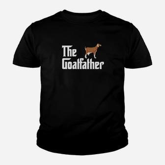 The Goatfather Funny Goat Lovers Gif For Dad Kid T-Shirt - Seseable