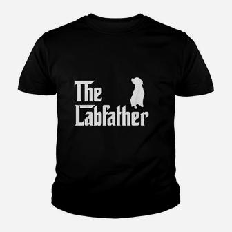 The Lab Father Funny Labrador Dad Kid T-Shirt - Seseable