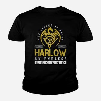 The Legend Is Alive Harlow An Endless Legend Name Shirts Kid T-Shirt - Seseable