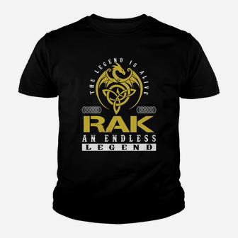 The Legend Is Alive Rak An Endless Legend Name Shirts Youth T-shirt - Seseable