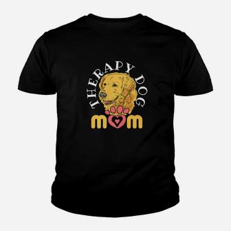 Therapy Dog Mom Therapy Dog Handler Kid T-Shirt - Seseable