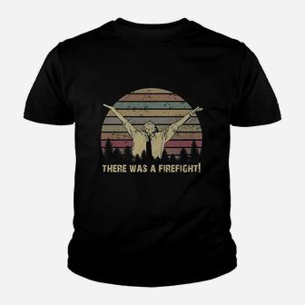 There Was A Firefight Vintage Kid T-Shirt - Seseable