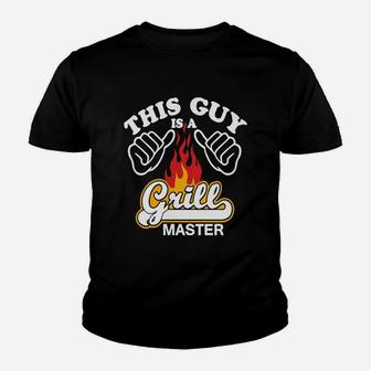 This Guy Is A Grill Master Kid T-Shirt - Seseable