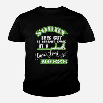 This Guy Is Taken - Nurse Kid T-Shirt - Seseable