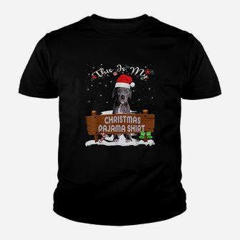 This Is My Christmas Pajama Pitbull Dog Mom Dad Kid T-Shirt - Seseable