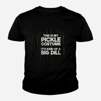 This Is My Pickle Costume Dill Halloween Food Lazy Costume Kid T-Shirt - Seseable