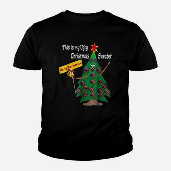 This Is My Ugly Christmas Sweater Funny Holiday Kid T-Shirt - Seseable