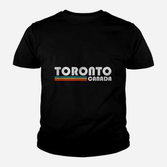 Toronto Canada Retro Vintage Travel Vacation Gift Kid T-Shirt - Seseable