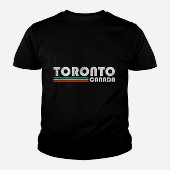 Toronto Canada Retro Vintage Travel Vacation Gift Kid T-Shirt - Seseable