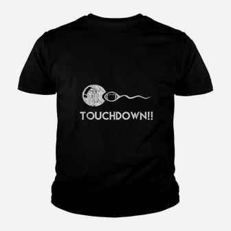 Touchdown Funny Football Expectant Father Kid T-Shirt - Seseable