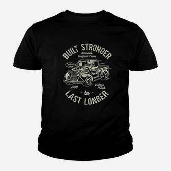 Truck Built Stronger 1949 Classic Truck Vintage Kid T-Shirt - Seseable