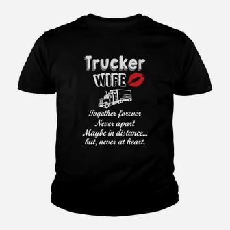 Trucker Wife T-shirt Kid T-Shirt - Seseable
