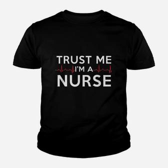 Trust Me Im A Nurse Funny Medical Nurses Week Gift Kid T-Shirt - Seseable