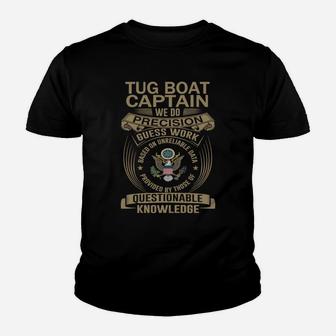 Tug Boat Captain Wedo Kid T-Shirt - Seseable