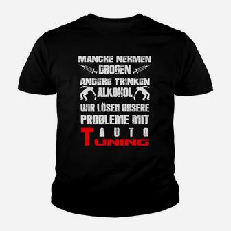 Tuning-Fan Kinder Tshirt: Problemlösung durch Auto-Tuning, Statement Tee - Seseable