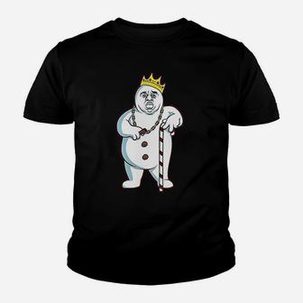 Ugly Christmas Funny Christmas Snowman Kid T-Shirt - Seseable