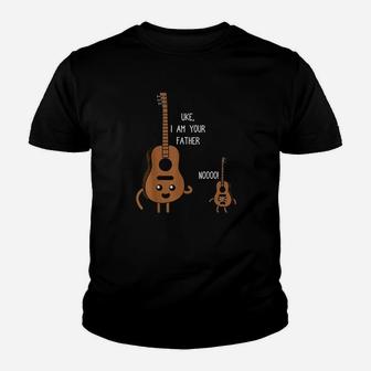 Uke I Am Your Father Funny Ukulele Banjo Guitar Player Gift Kid T-Shirt - Seseable