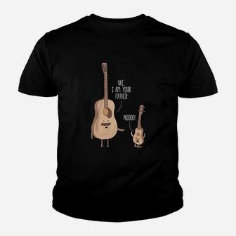 Uke I Am Your Father Ukulele Guitar Music Gift For Dad Family Kid T-Shirt - Seseable