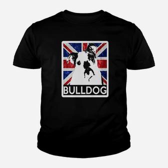 Ultimate English Bulldog Flags Kid T-Shirt - Seseable