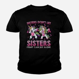 Unicorn Dab Sisters Dont Let Sisters Fight Alone Kid T-Shirt - Seseable