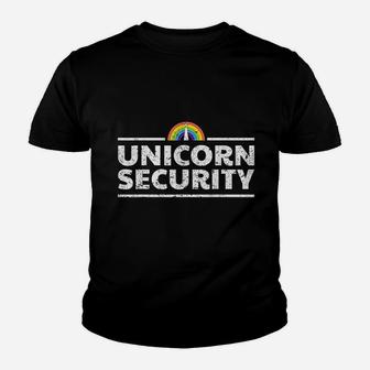 Unicorn Security Funny Cute Police Halloween Costume Kid T-Shirt - Seseable
