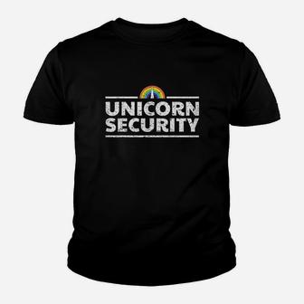 Unicorn Security Funny Cute Police Halloween Costume Kid T-Shirt - Seseable
