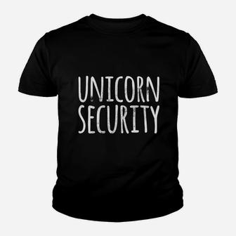 Unicorn Security Halloween Costume Dad Men Husband Easy Lazy Kid T-Shirt - Seseable