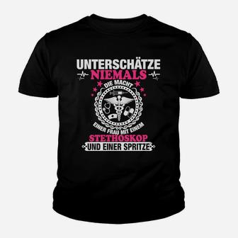 Unterschüchze Niemals Krankensschweder Kinder T-Shirt - Seseable