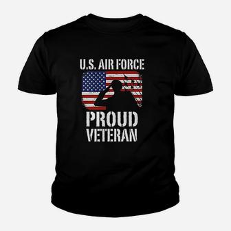 Us Air Force Proud Veteran Usaf Kid T-Shirt - Seseable