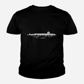 Us Navy Submarine Kid T-Shirt - Seseable