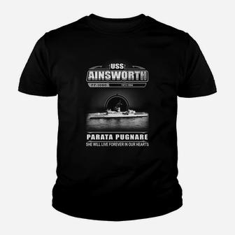 Uss Ainsworth- Parata Pugnare Kid T-Shirt - Seseable