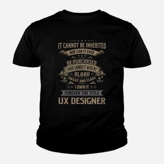 Ux Designer Forever Job Title Shirts Kid T-Shirt - Seseable
