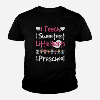 Valentines Day Preschool Teacher For Teachers In Love Gift Kid T-Shirt - Seseable
