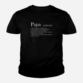 Vatertag Geburtstag Papa T- Kinder T-Shirt - Seseable