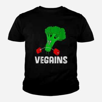 Vegan Athlete Plant Powered Vegan Workout Kid T-Shirt - Seseable