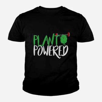 Vegan Workout Gift Design For Plant Powered Athletes Gym Kid T-Shirt - Seseable