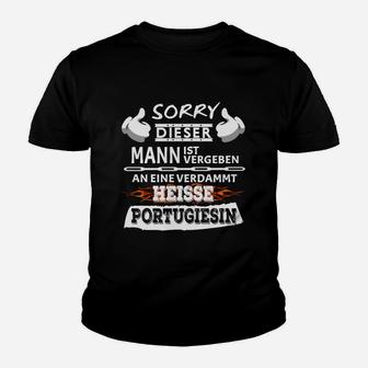 Verbiges Ein Portugiesin Kinder T-Shirt - Seseable