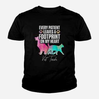 Vet Tech Patient Funny Veterinary Technician Kid T-Shirt - Seseable