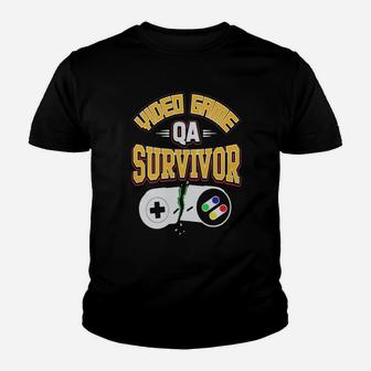 Video Game Qa Tester Survivor Funny Tshirt Kid T-Shirt - Seseable