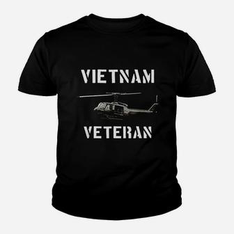 Vietnam Veteran Vet Uh1 Huey Kid T-Shirt - Seseable