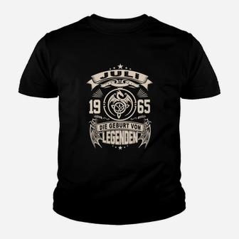 Vintage 1965 Geburtsjahr Legenden Kinder Tshirt, Retro Design für Männer - Seseable
