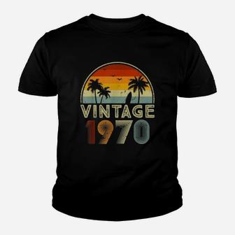 Vintage 1970 51st Vintage Birthday Gift Kid T-Shirt - Seseable