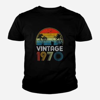 Vintage 1970 51st Vintage Birthday Gift Kid T-Shirt - Seseable