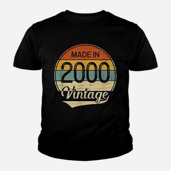 Vintage 2000 Made In 2000 22nd Birthday 22 Years Old Gift Kid T-Shirt - Seseable