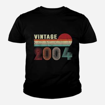 Vintage 2004 Funny 18 Years Old Boys And Girls 18th Birthday Kid T-Shirt - Seseable
